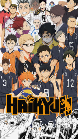 “haikyuu Iphone - Catch The Latest Scores!” Wallpaper