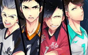 Haikyuu Teams Captains Wallpaper