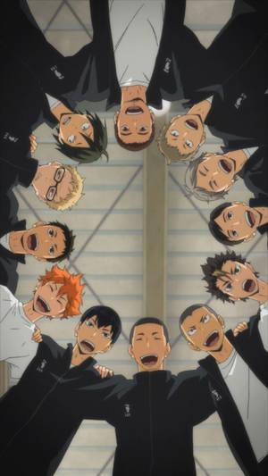 Haikyuu Teams Karasuno High Manga Series Wallpaper