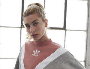 Hailey Bieber For Adidas Originals Wallpaper