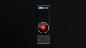 Hal 9000 Black Desktop Wallpaper