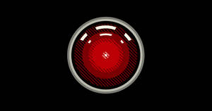 Hal 9000 Cartoon Red Eye Wallpaper