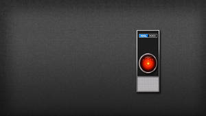 Hal 9000 Gray Background Wallpaper