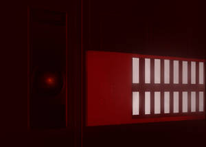 Hal 9000 Red Room Wallpaper