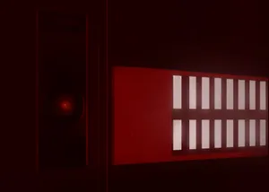 Hal 9000 Red Room Wallpaper