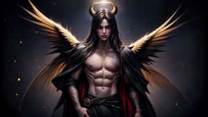 Half Angel Half Demon Artwork Wallpaper