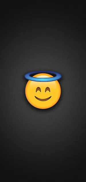 Hallo Angel Smile Emoji Kindness Wallpaper