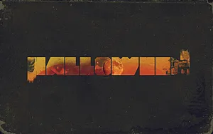 Halloween Grunge Typography Wallpaper
