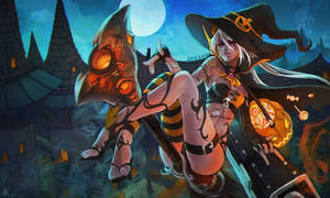 Halloween Jinx Skin Wallpaper