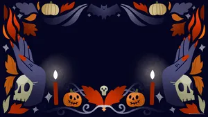 Halloween Teams Background Wallpaper