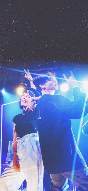 Halsey And Bts Jungkook Wallpaper