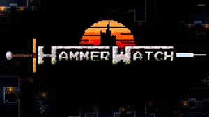 Hammerwatch Pixel Logo Wallpaper