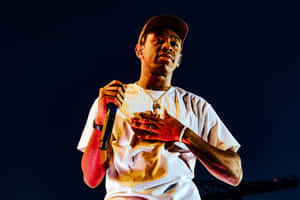 Hand On Chest Tyler The Creator Pfp Wallpaper