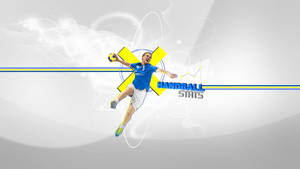 Handball Player Art Wallpaper