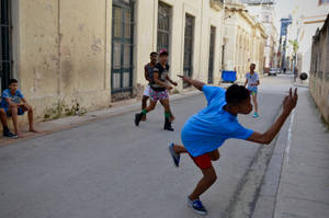 Handball Street Game Wallpaper