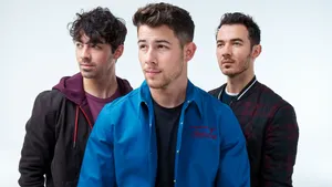 Handsome Jonas Brothers Poster Wallpaper