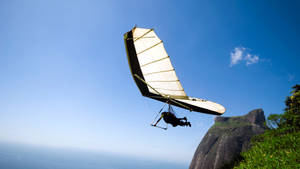 Hang Gliding Launch Cliff Edge Wallpaper