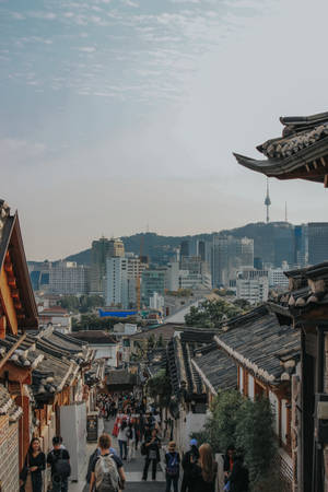 Hanok Village In Seoul Wallpaper