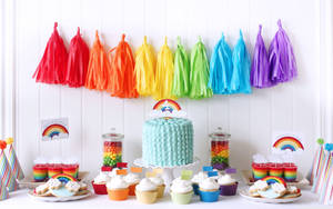 Happy Birthday Decoration Party Supplies Wallpaper