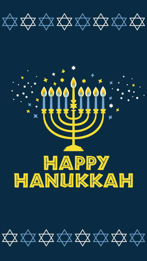 Happy Hanukkah Menorah Wallpaper