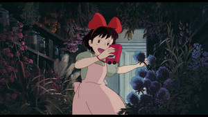 Happy Kiki From Kikis Delivery Service Wallpaper