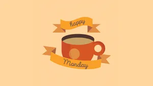 Happy Monday Coffee Wallpaper