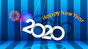 Happy New Year 2020, Design Wallpaper Wallpaper