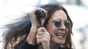 Happy Ozzy Osbourne Live Show Wallpaper