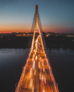 Harbin Bridge Time-lapse Wallpaper