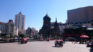 Harbin City Streets Wallpaper