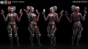 Harley Quinn Unleashing Justice In Injustice 2. Wallpaper