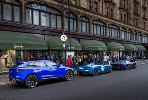 Harrods Parked Cars Wallpaper