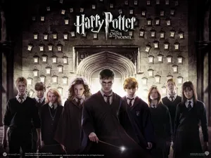 Harry Potter All Characters Poster Wallpaper
