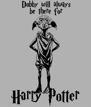 Harry Potter Dobby Black And Gray Fanart Wallpaper