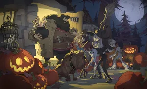 Harry Potter Halloween Hagrid Wallpaper