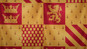 Harry Potter Houses Gryffindor Flag Wallpaper