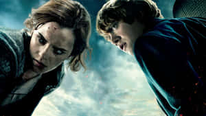Harry Potter Landscape Ron And Hermione Wallpaper