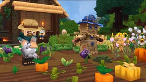 Harvest The Freshest Produce On The Roblox Vegetable Farm Wallpaper