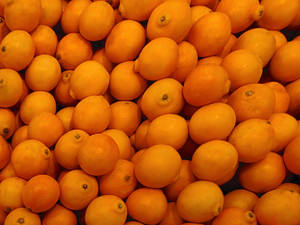 Harvested Tangelo Fruits Wallpaper