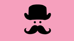 Hat, Eyes, And Mustache Cute Laptop Wallpaper