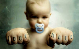 Hate Love Toddler Wallpaper