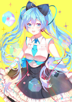 Hatsune Miku, Vocaloid Phenom And Digital Pop Star Wallpaper