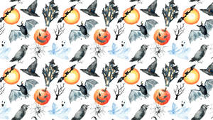 Hauntingly Beautiful Halloween Pc Aesthetic Wallpaper