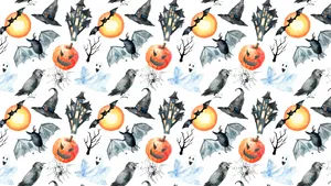 Hauntingly Beautiful Halloween Pc Aesthetic Wallpaper