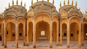 Hawa Mahal In Amer Fort Wallpaper