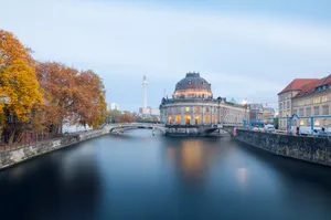 Hazy Photo Of Museum Island Wallpaper