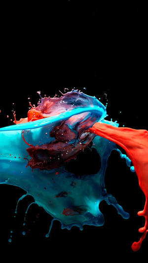 Hd Colorful Paint Splatter Wallpaper