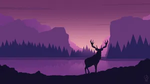Hd Design Digital Artwork Of Woods Wallpaper