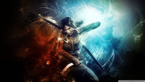 Hd Lara Croft From Tomb Raider Game Wallpaper