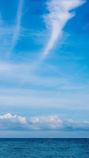 Hd Nature Phone Blue Sky Wallpaper